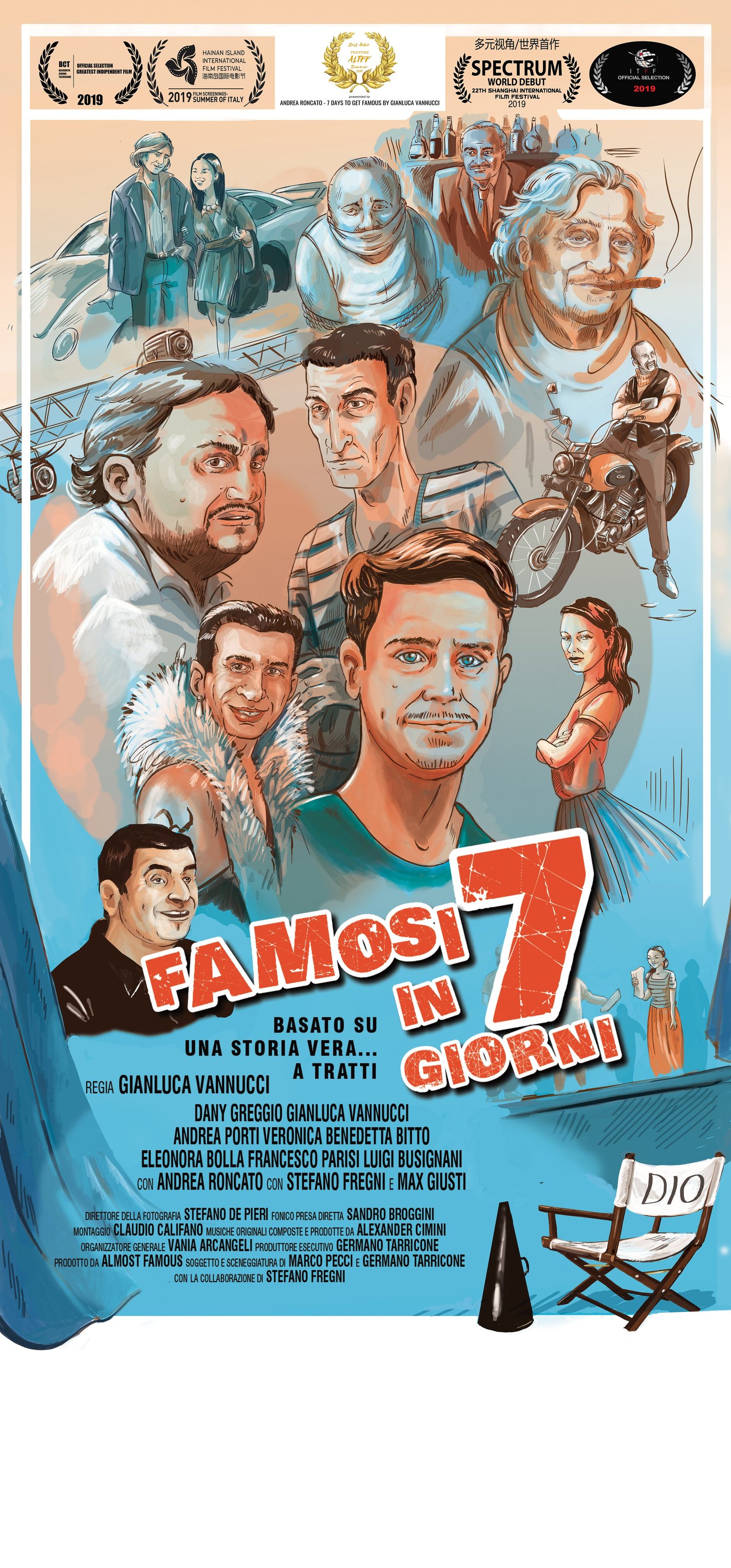 Locandina di Famosi in 7 giorni